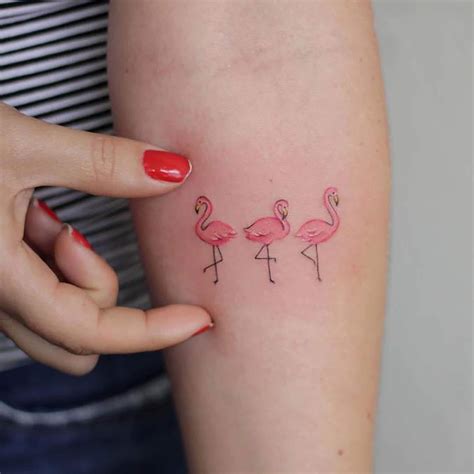 flamingo tattoo small|pink flamingo tattoo meaning.